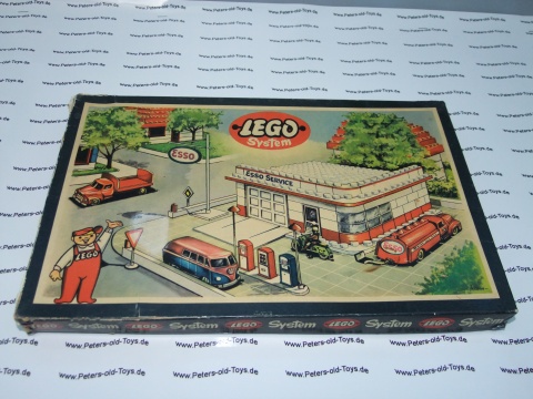 310 Feuerwehrschachtel Ausführung: international, Deckelrandbeschriftung Lego System, Schachtel Nr: 310 steht auf der Rückseite der Schachtel
