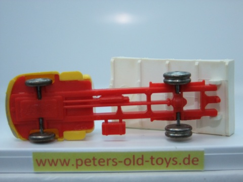 1253-07-02 Ausführung Fahrerhaus gelb, Chassis in rot, Umbau nicht original von Lego