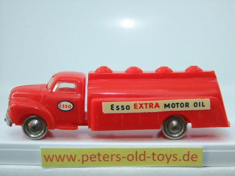 1250-17 Esso Extra Motor Oil, Blinker unter Scheinwerfern, kleiner Tank auf der rechten Seite, Abziehbild gelb, Schrift mittelblau